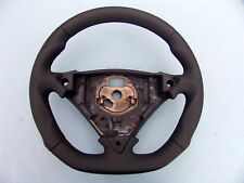 Porsche Cayenne Steering Wheel Flat Bottom Ergonomic Inlays New Leather Grey