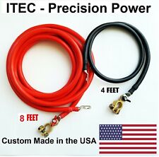 Battery Relocation Kit 2 Awg Cable Top Post 8 Ft Red 4 Ft Blackusa Made
