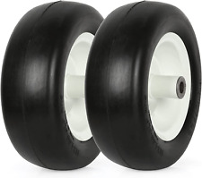 11x4.00-5 Flat Free Lawn Mower Tires With Rim 5 Centered Hub 34 Or 58