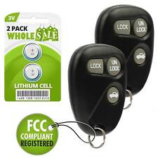 2 Replacement For 1996 1997 1998 1999 Chevy Malibu Monte Carlo Key Fob Control