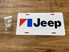 Amc Jeep Vanity License Plate- Amc Logo With White Background - New