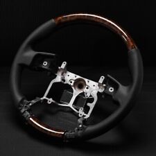 Red Wood Nappa Leather Steering Wheel Toyota 2010-2023 4runner Tundra Tacoma