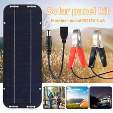 Solar Panel Kit 30w 12v Trickle Charger Battery Charger Maintainer Boat Rv Car
