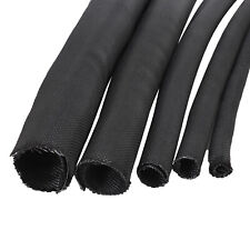 Braided Cable Sleeve Split Wire Loom Wires Harness Wrap Sleeving Protective Lot