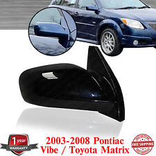 Right Power Glass Mirror Paintable For 2003-2008 Pontiac Vibe Toyota Matrix
