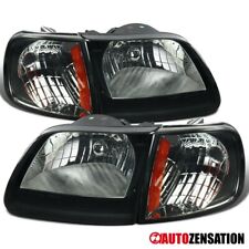 Fit 1997-2003 Ford F150 Expedition Smoke Headlights Corner Signal Lamps 97-03