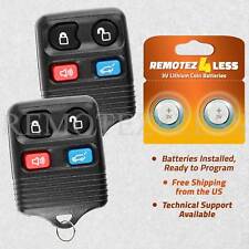 2 For 2005 2006 2007 2008 2009 2010 2011 Lincoln Town Car Keyless Remote Key Fob