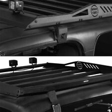 Texture Black Rear Half Luggage Roof Rack Fit Jeep Wrangler Tj 97-06 Hard Top