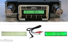 1966-1967 Ford Ranchero Radio W Free Aux Cable 230 Stereo Custom Fit Dash 