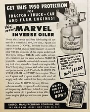 1950 Ad.xh74emerol Mfg. Co. Nyc. Marvel Mystery Oil Inverse Oiler