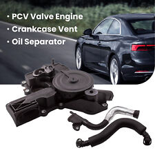 Pcv Valve Crankcase Vent Cover Oil Separator 2 Hose For Audi A4 Vw Golf 2.0l