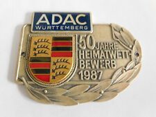 1987 German Adac Automobile Tour Club Porsche 911 356 Car Grille Badge Emblem