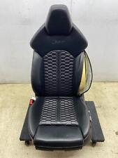 2014-2015 Audi Rs7 Front Left Seat Assembly Black Leather Deployed Air Srs Bag