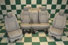 09-11 Gmc Acadia Gray Leather Left Right Front Power Buckets 2nd 3rd Row Set Oem