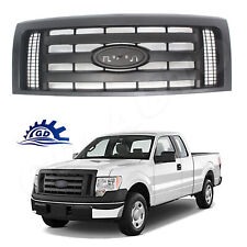 For 2009-2014 Ford F-150 F150 Grille Grill Front Bumper Hood Guards Black Xl