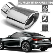 Easy Installation New Silver Stainless Steel Car Rear Exhaust Pipe Muffler