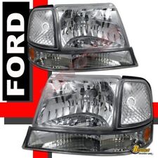 98 99 00 Ford Ranger Headlights Parking Signal Bumper Lights Rh Lh