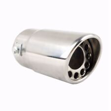 Car Muffler Tip Exhaust Pipe Stainless Steel Chrome Effect Fit 1.5 - 2 Inch 