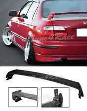 For 96-00 Honda Civic Mugen Style Rear Wing Trunk Spoiler Abs Plastic 4dr Sedan
