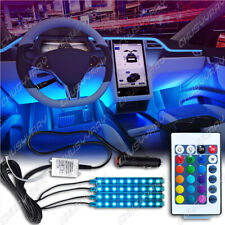 Led Colorful Glow Car Interior Lamp Under Dash Footwell Seats Inside Light