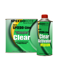 Automotive Acrylic Urethane Clear Coat 31 Mix Clearcoat Gallon Kit Wmed. Act.