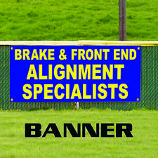 Brake Front End Alignment Specialists Auto Garage Workshop Banner Sign