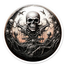 Skeleton Skulls Monster Vinyl Decal Sticker - Ebn11158