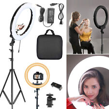 18 Inch Led Ring Light Kit W Stand Dimmable 5500k For Camera Makeup Phone