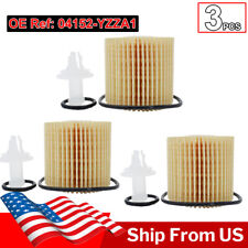 Oem 04152-yzza1 Engine Oil Filter Pack Of 3 For Toyota Lexus Scion Us