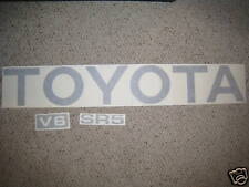 Toyota Truck Tailgate Logos Decal 89-95 Silver Pickup