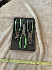 Snap On 3pc Pliers Setgreensome Surface Rust.