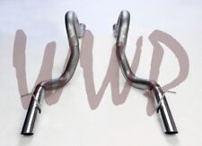 Stainless Steel Dual 3 Exhaust Tailpipes 87-93 Mustang Lx 5.0l 86 Gt Foxbody