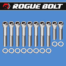 Ford Fe Intake Manifold Bolts Stainless Steel Kit 352 360 390 406 427 428 Edsel