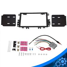 Double 2 Din Stereo Radio Dash Kit W Wiring Harness For Buick Chevy Gmc Pontiac