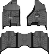 Floor Mats For Dodge Ram 1500 2500 3500 Crew Cab 2013-2018 Front Rear Tpe Liners