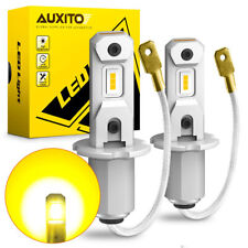 2x Auxito Yellow H3 Led Fog Light Headlight Bulbs Lamp Conversion Kit 3000k