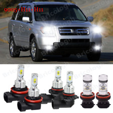 For Honda Pilot 2006-2018 6x 6000k Led Headlight High Low Beam Fog Light Bulbs