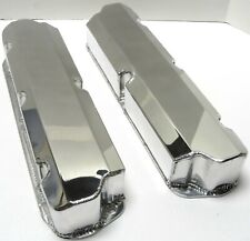 Polished Ford 289 302 351w Fabricated Valve Covers No Hole Short Bolt - Sbf