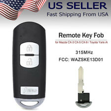 Replacement For Mazda Cx-5 12 13 14 15 2016 2017 2018 2019 Smart Key Fob 13d01