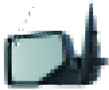 For 2006-2010 Ford Explorer Power Puddle Lamp Side Door View Mirror Left