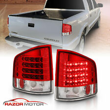 1994-2004 For Chevrolet S10gmc Sonomaisuzu Hombre Red Clear Led Tail Lights