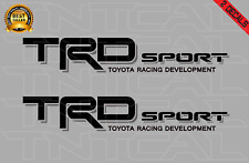Trd Sport Decal Set Fits 2006-2011 Tacoma Tundra Truck Vinyl Sticker Blackgray