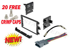 Complete Stereo Radio Install Dash Kit Double Wire Harness And Antenna Adapter