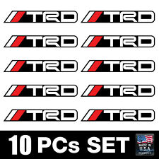Trd Toyota Racing Development Stickers Decal 10 Pcs Set Tacoma Tundra 4runner