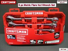 Craftsman 5 Pc Metric Mm Flare Line Nut Wrench Set