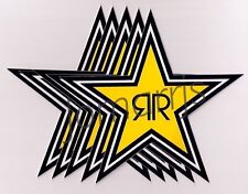 New 5 Rockstar Energy Star Decals Stickers Lot Official Authentic Merchandise