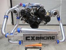 Cxr Fmic Twin Turbo Intercooler Kit For 79-93 Fox Body Ford Mustang V8 5.0 Gt35