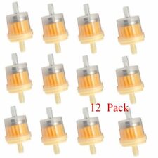 12 Pack Universal Motor Inline Gas Oil Fuel Filter Small Engine For 14 6-7 Mm