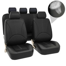 9pcs Pu Leather Car Seat Cover Breathable Protector Cushion Universal Full Set
