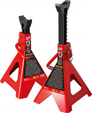Big Red T46002a Torin Steel Jack Standsdouble Locking6 Ton 12k Lb Red 1 Pair